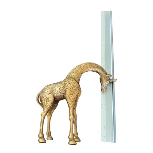 Vintage Brass Giraffe - Mid Century - Picture 2 of 8